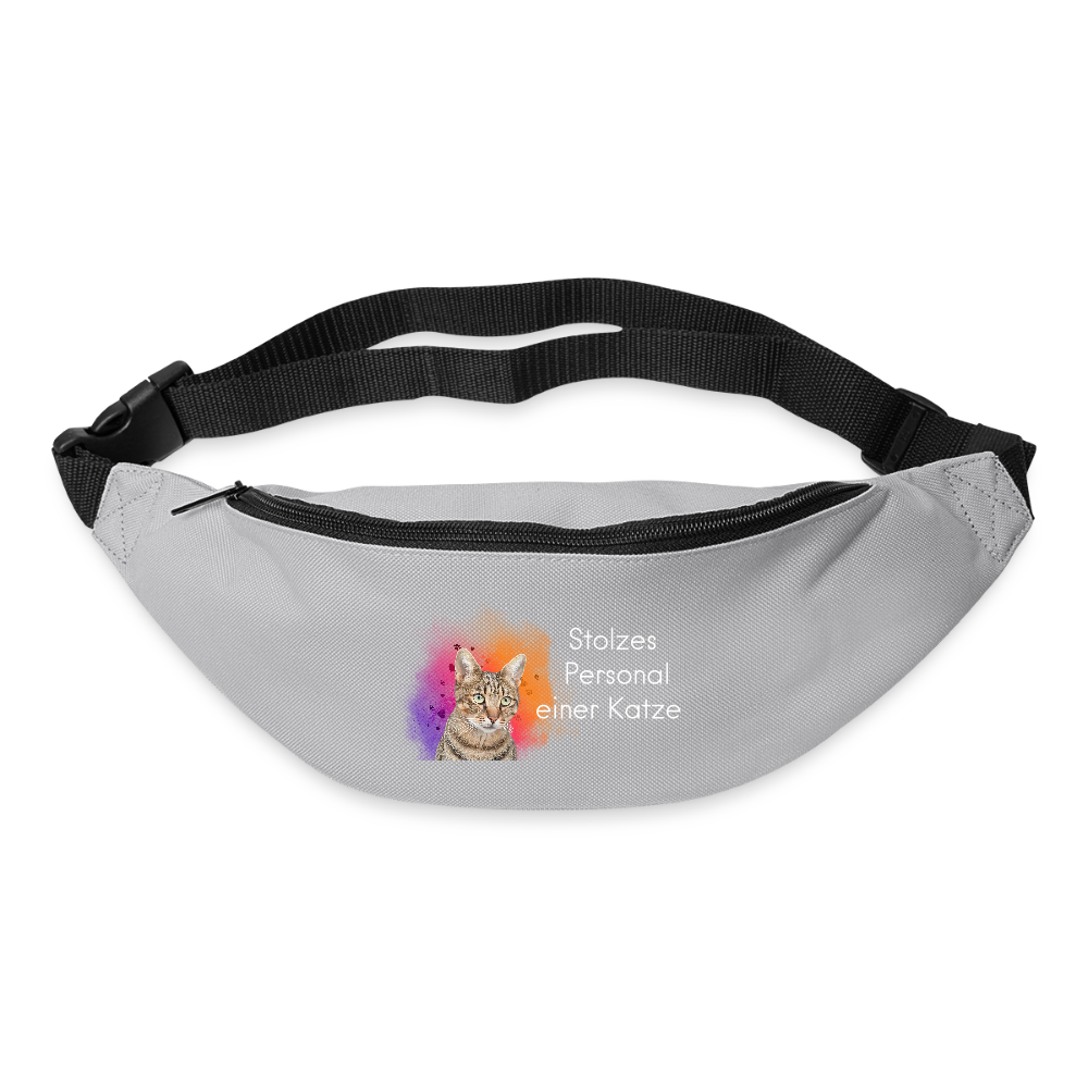 LiNBW. Gürteltasche Stolzes Personal einer Katze - Grau