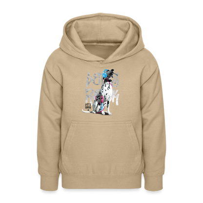 LiNBW. Teenager Hoodie Dalmatiner Let's Rock - Sand