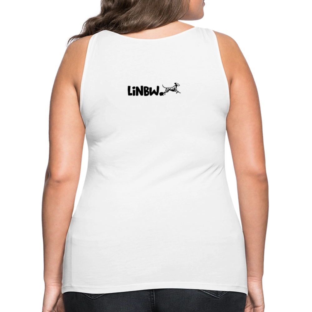 LiNBW. Frauen Tank-Top Dalmatiner Life is not just black and white - Weiß