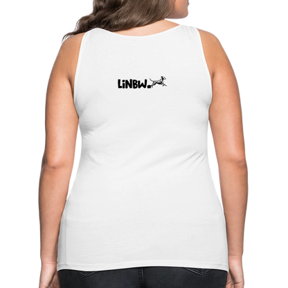 LiNBW. Frauen Tank-Top Dalmatiner Life is not just black and white - Weiß