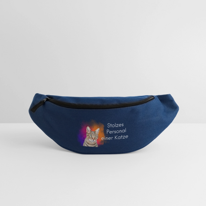 LiNBW. Gürteltasche Stolzes Personal einer Katze - Navy