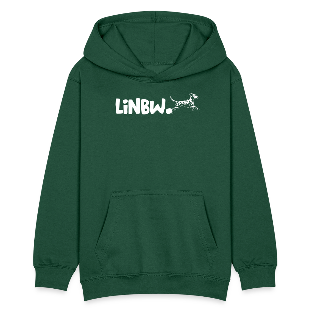 LiNBW. Teenager Hoodie Life is not just black and white - Flaschengrün