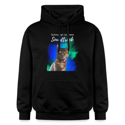LiNBW. Männer & Frauen Hoodie Schnurren ist mein Soundtrack - Schwarz
