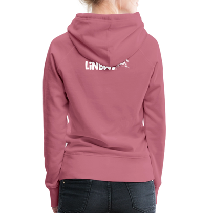 LiNBW. Frauen Hoodie Life is not just black and white - Malve