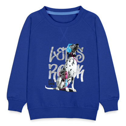 LiNBW. Kinder Pullover Dalmatiner Let´s Rock - Royalblau