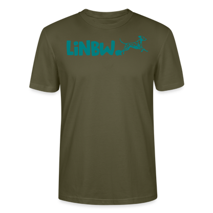 LiNBW. Männer T-Shirt Life is not just black and white - Khaki