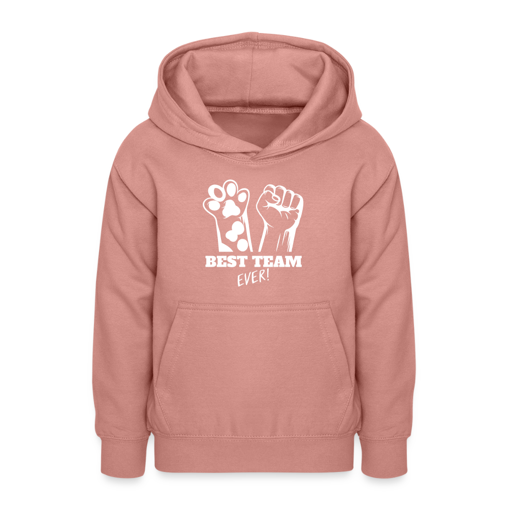 LiNBW. Teenager Hoodie Best Team Ever - Altrosa