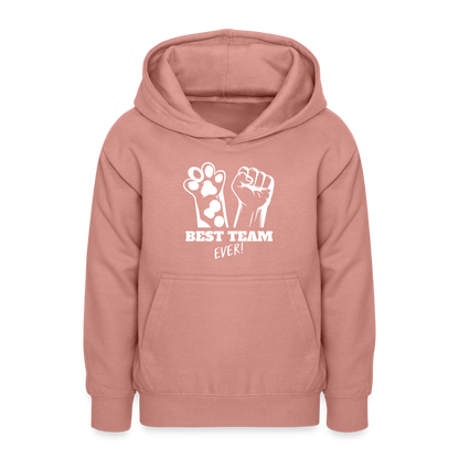 LiNBW. Teenager Hoodie Best Team Ever - Altrosa