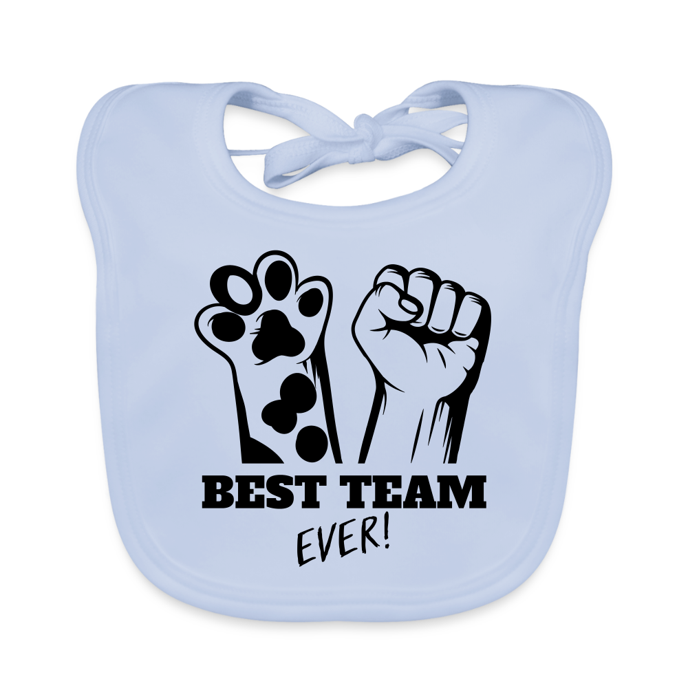 LiNBW. Lätzchen Best Team Ever - sky Blue