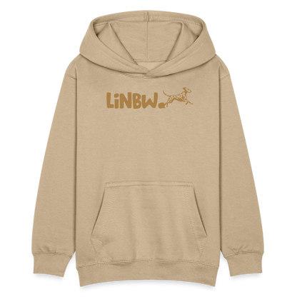 LiNBW. Kinder Hoodie Life is not just black and white - Sand