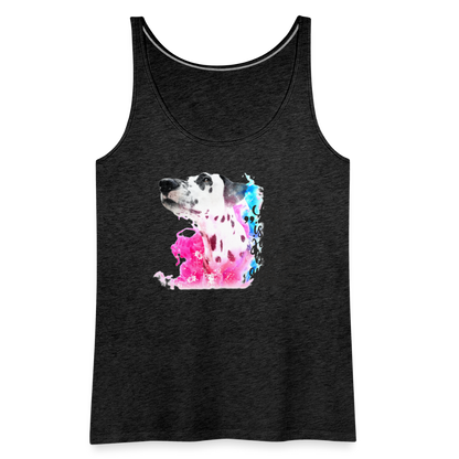LiNBW. Frauen Tank-Top Dalmatiner Life is not just black and white - Anthrazit