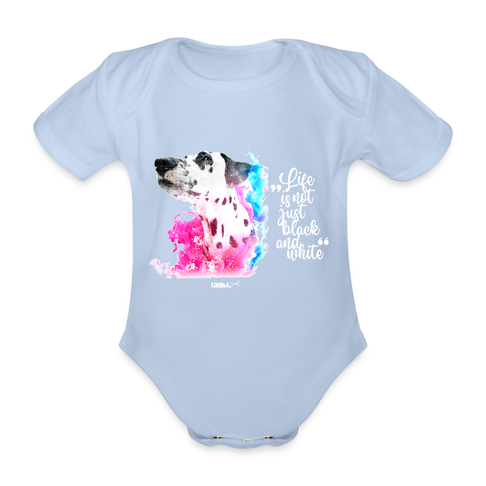 LiNBW. Body Kurzarm Dalmatiner Life is not just black and white - Sky