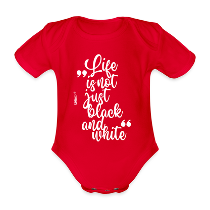 LiNBW. Body Kurzarm Life is not just black and white - Rot