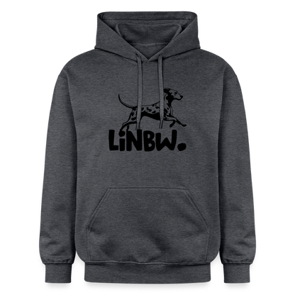 LiNBW. Männer & Frauen Hoodie - Dunkelgrau meliert