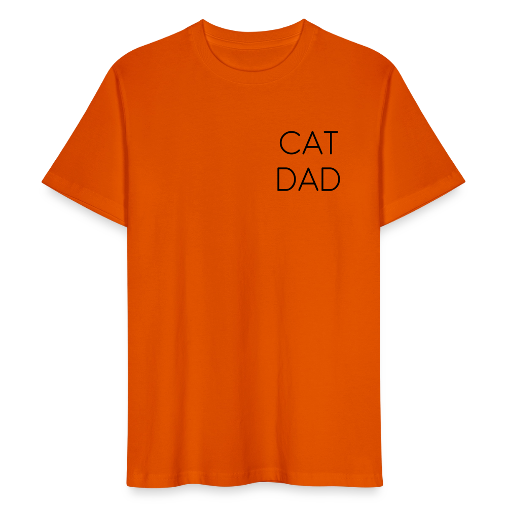 LiNBW. Männer T-Shirt Stolzes Personal einer Katze - Tieforange