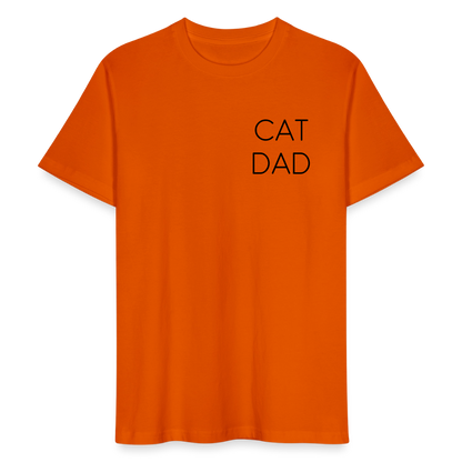 LiNBW. Männer T-Shirt Stolzes Personal einer Katze - Tieforange