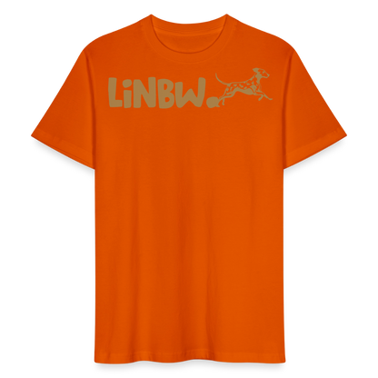 LiNBW. Männer T-Shirt Life is not just black and white - Tieforange