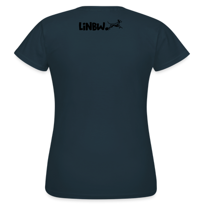LiNBW. Frauen T-Shirt Dalmatiner Life is not just black and white - Navy