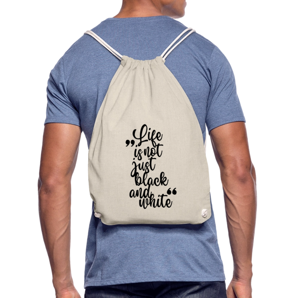 LiNBW. Turnbeutel Life is not just black and white - Natur