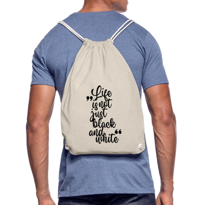 LiNBW. Turnbeutel Life is not just black and white - Natur