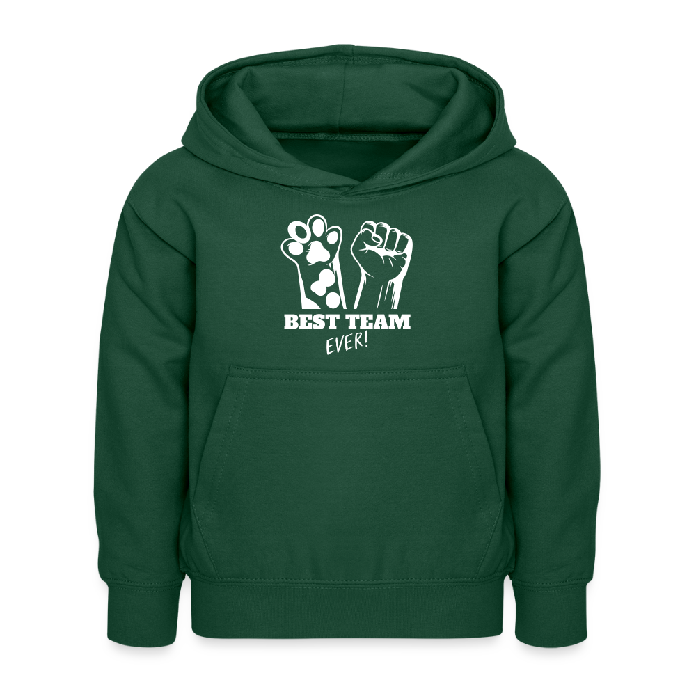 LiNBW. Kinder Hoodie Best Team Ever - Flaschengrün