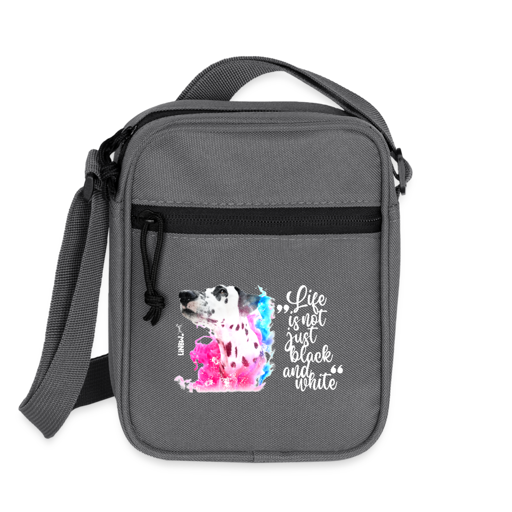 LiNBW. Crossbody Bag Dalmatiner Life is not just black and white - Anthrazit