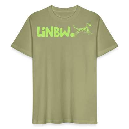 LiNBW. Männer T-Shirt Life is not just black and white - Nebelgrün