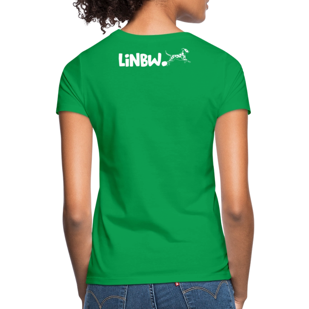 LiNBW. Frauen T-Shirt Life is not just black and white - Kelly Green