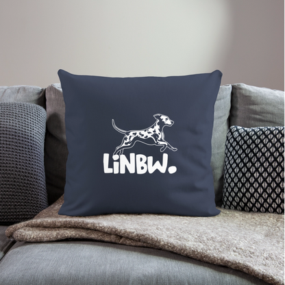LiNBW. Kissen mit Füllung 45 x 45 cm - Navy