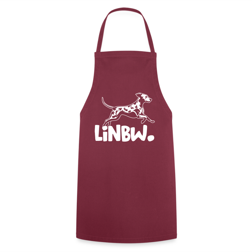 Kochschürze mit LINBW-Logo – schlicht, stilvoll & bewusst - Bordeaux