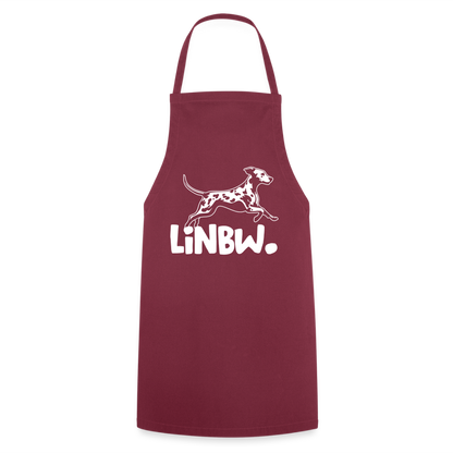 Kochschürze mit LINBW-Logo – schlicht, stilvoll & bewusst - Bordeaux