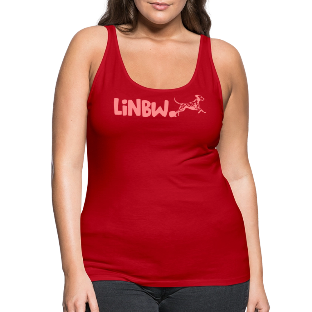 LiNBW. Frauen Tank-Top Life is not just black and white - Rot