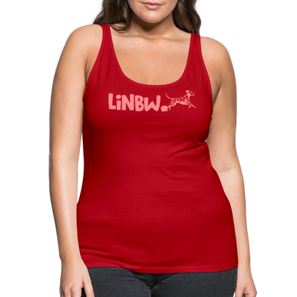 LiNBW. Frauen Tank-Top Life is not just black and white - Rot