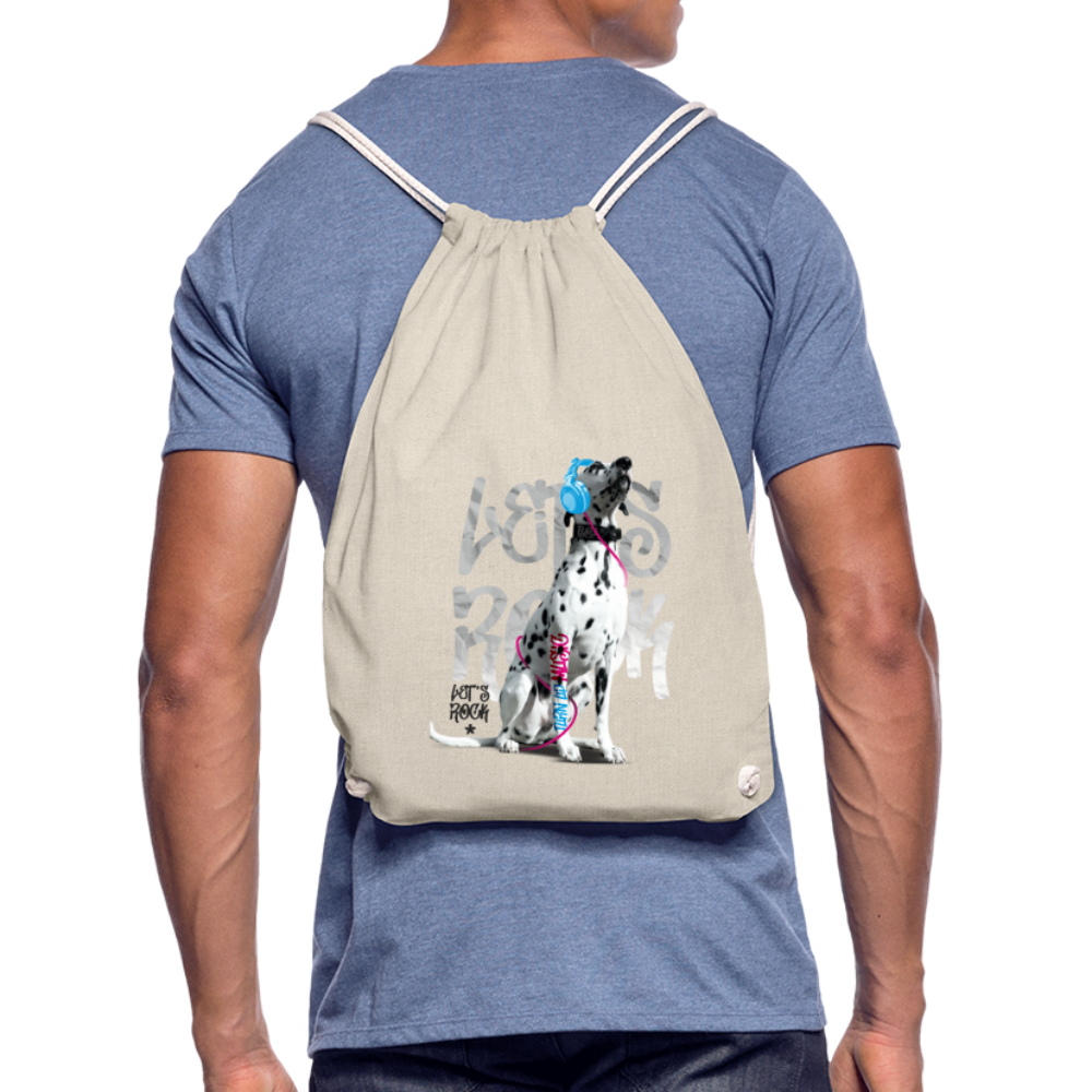 LiNBW. Turnbeutel Dalmatiner Let´s Rock - Natur