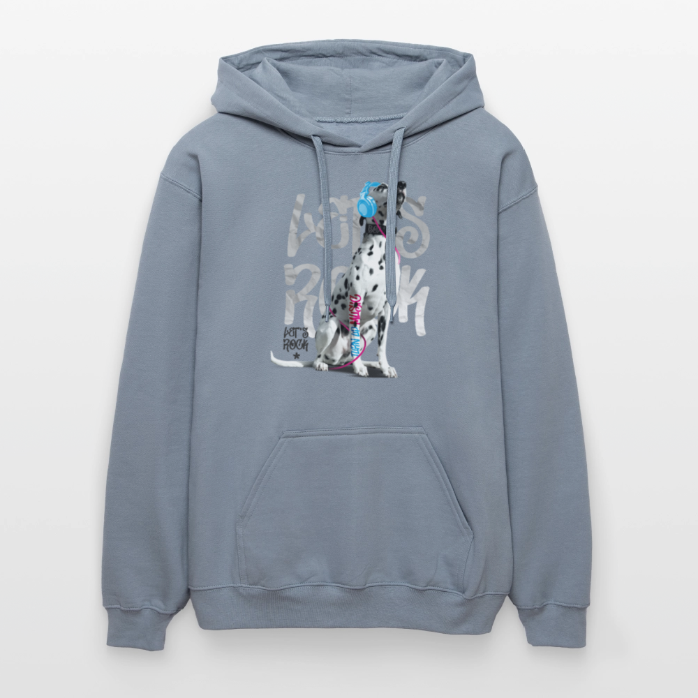 LiNBW. Männer & Frauen Hoodie Dalmatiner Let's Rock - Blau