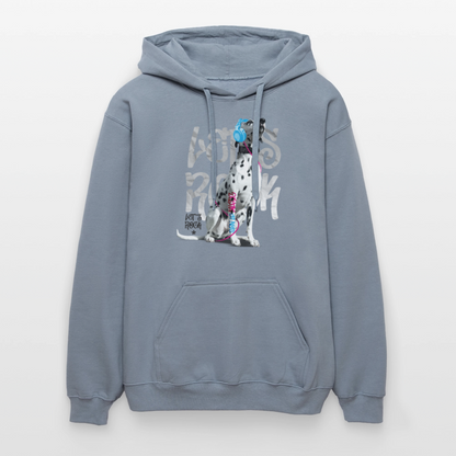 LiNBW. Männer & Frauen Hoodie Dalmatiner Let's Rock - Blau