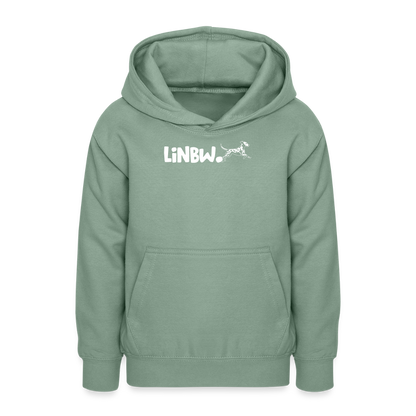 LiNBW. Teenager Hoodie Life is not just black and white - Graugrün