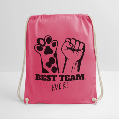 LiNBW. Turnbeutel Best Team Ever - Fuchsia