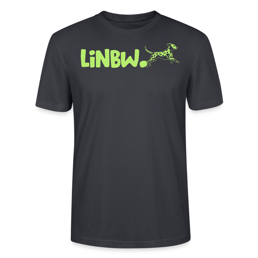 LiNBW. Männer T-Shirt Life is not just black and white - Dunkles Graublau