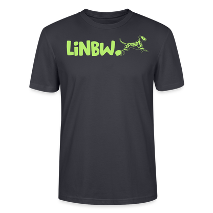 LiNBW. Männer T-Shirt Life is not just black and white - Dunkles Graublau