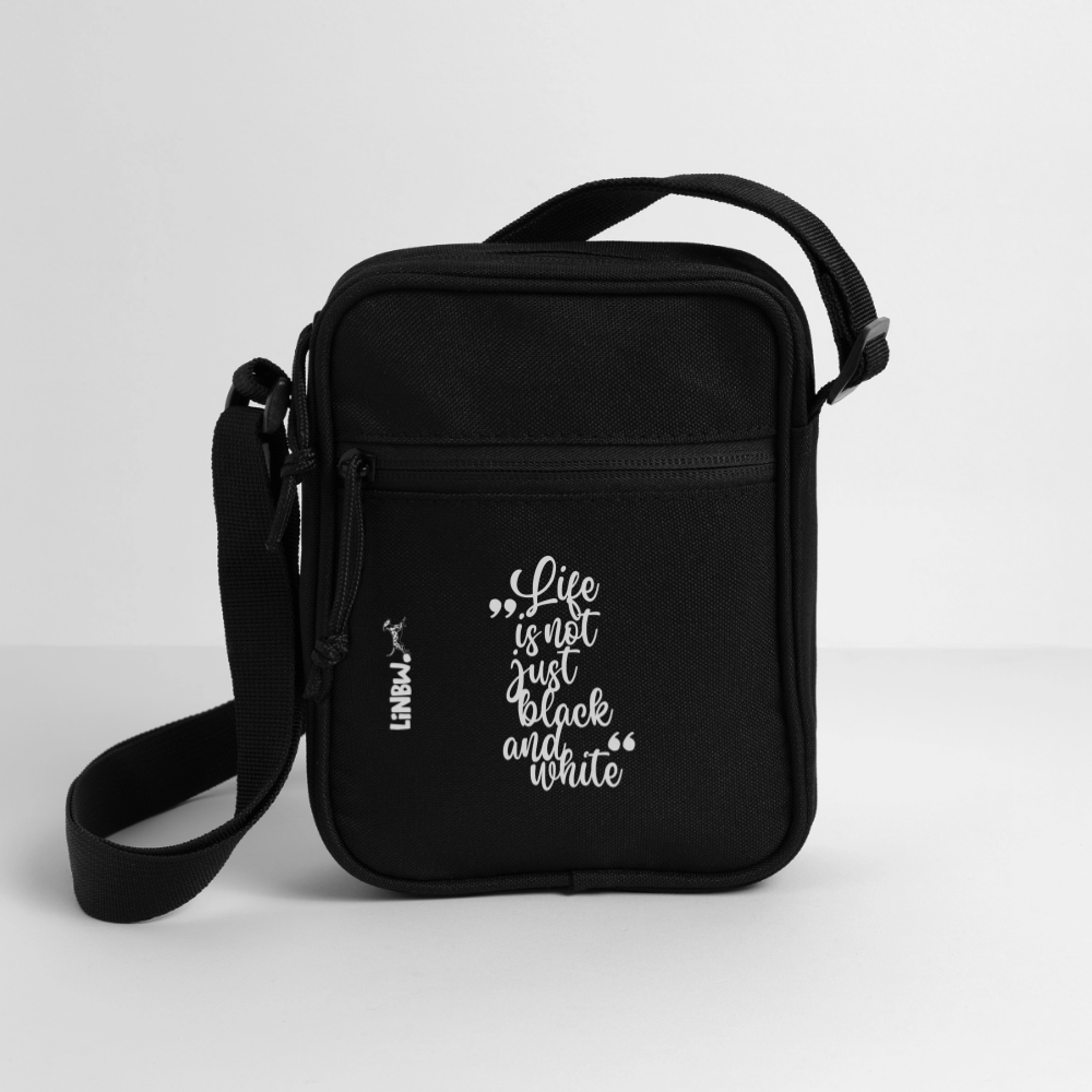 LiNBW. Crossbody Bag Life is not just black and white - Schwarz