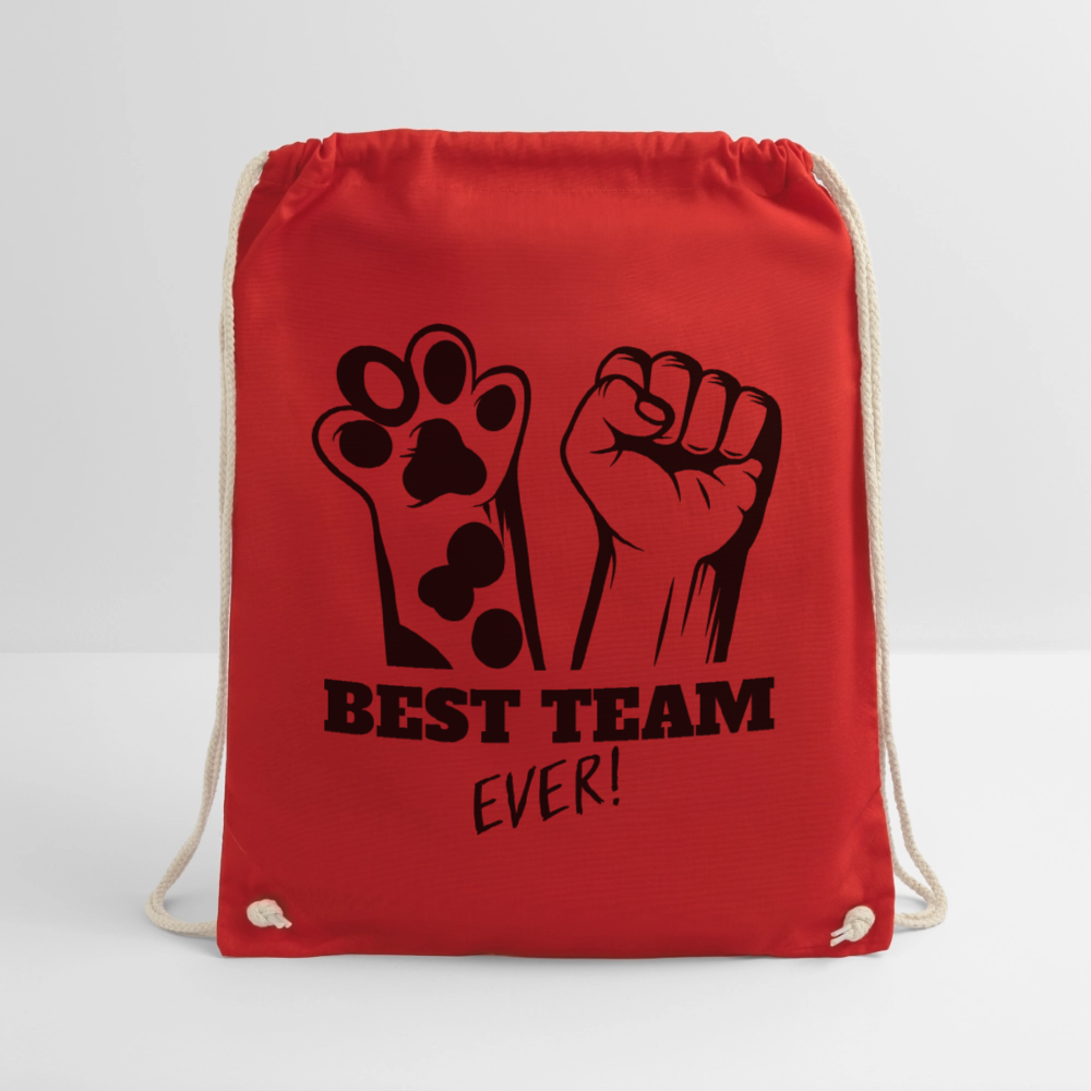 LiNBW. Turnbeutel Best Team Ever - Rot