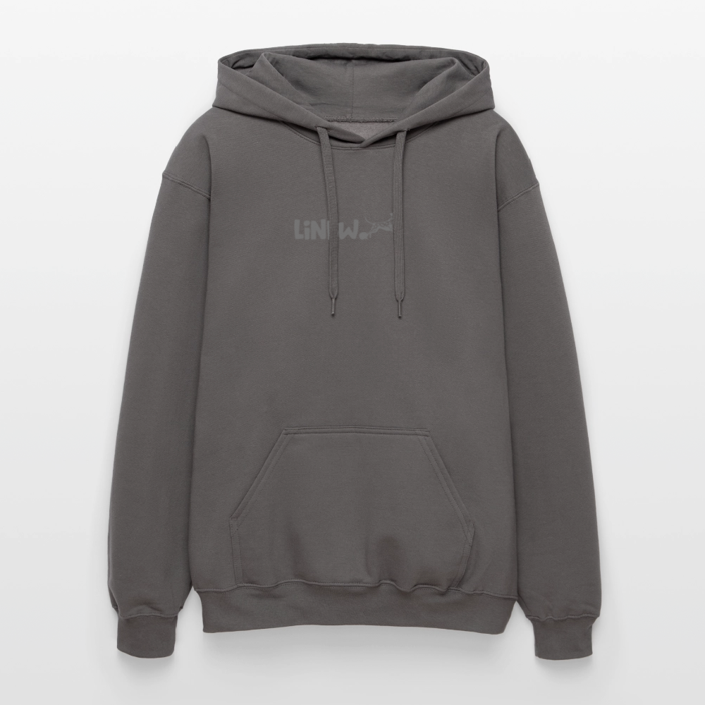 LiNBW. Männer & Frauen Hoodie Life is not just black and white - Dunkelgrau