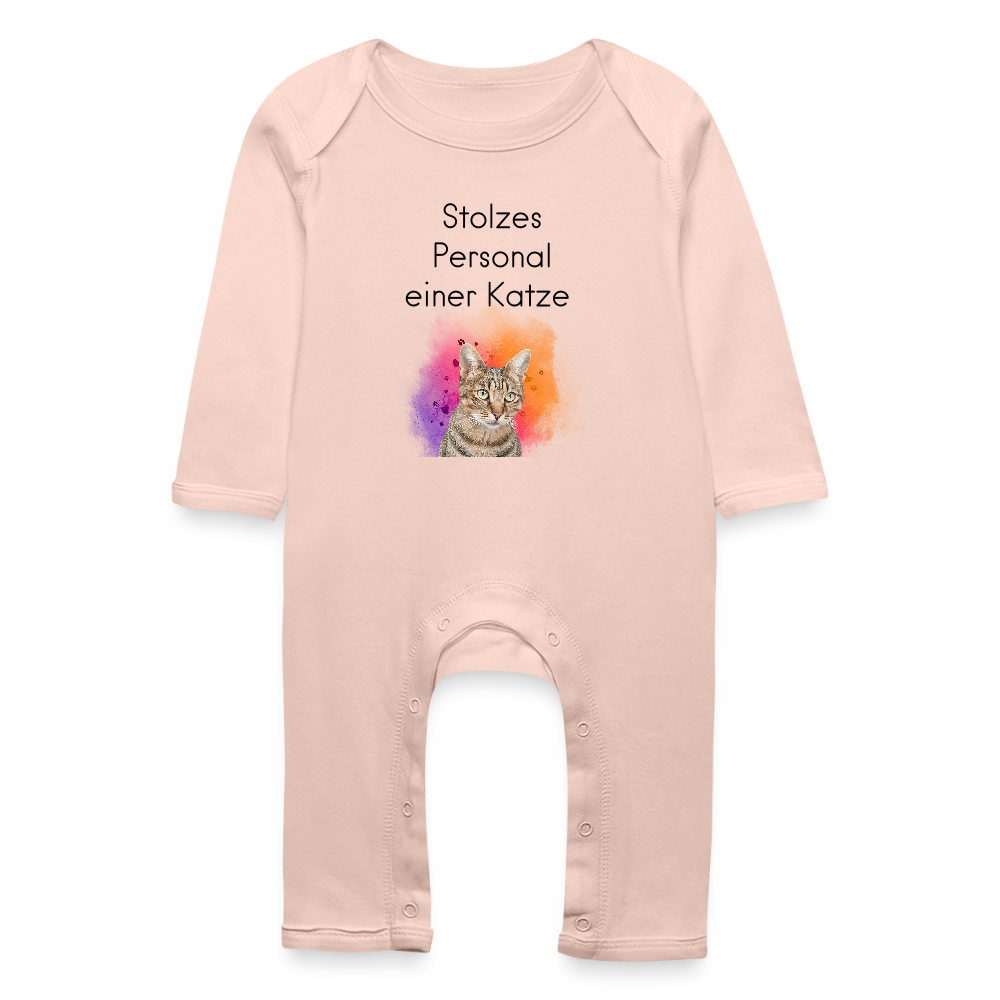 LiNBW. Baby Strampler Stolzes Personal einer Katze - Kristallrosa