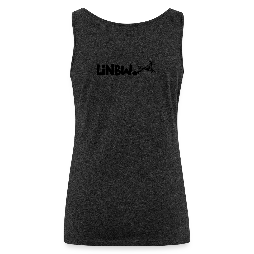 LiNBW. Frauen Tank-Top Life is not just black and white - Anthrazit