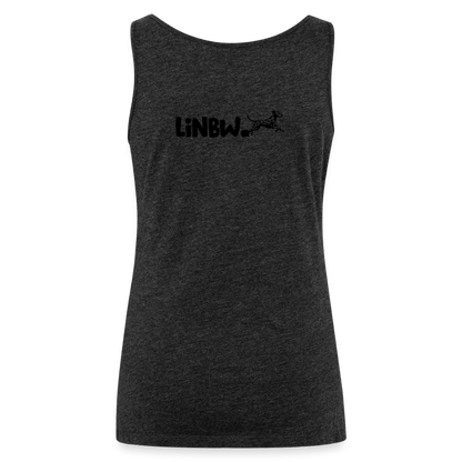 LiNBW. Frauen Tank-Top Life is not just black and white - Anthrazit