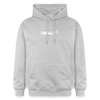 LiNBW. Männer & Frauen Hoodie Life is not just black and white - Hellgrau meliert