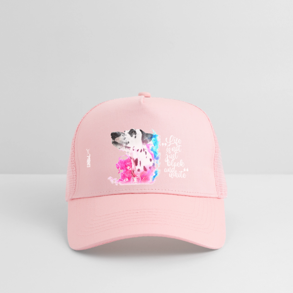 LiNBW. Cap Dalmatiner Life is not just black and white - Hellrosa