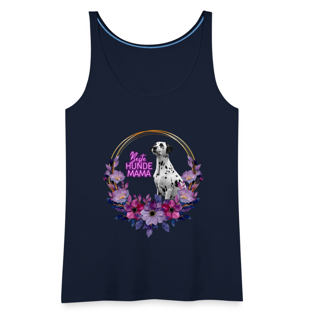 LiNBW. Frauen Tank-Top Beste Hundemama - Navy