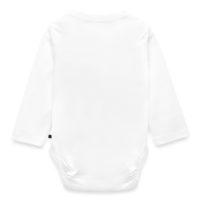 Baby-Body „Life is not just black and white“ – Statement mit Haltung - Weiß